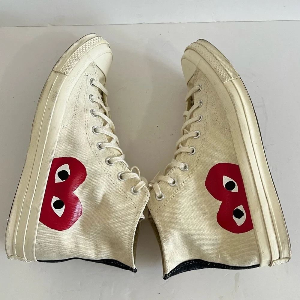Converse Comme des Garcons Chuck Taylor Sneakers Men 12 Women 14